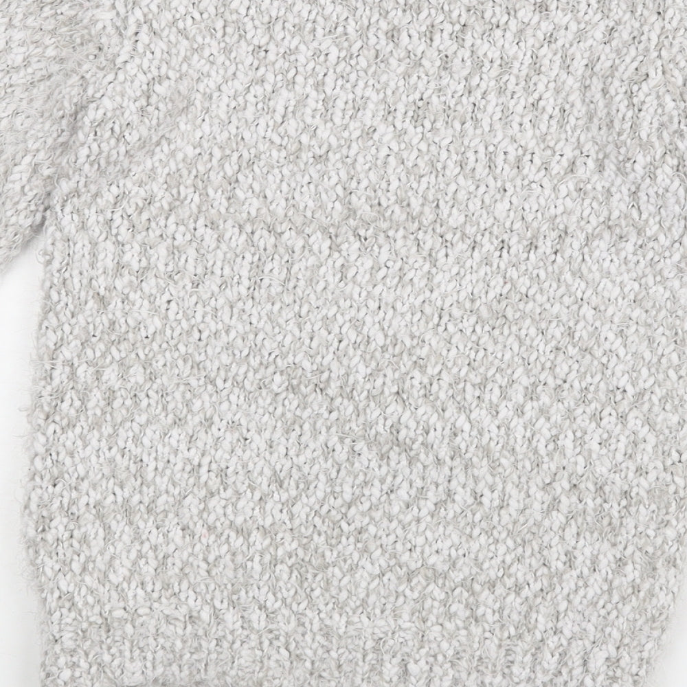 TU Girls Grey   Pullover Jumper Size 4 Years  - Penguin