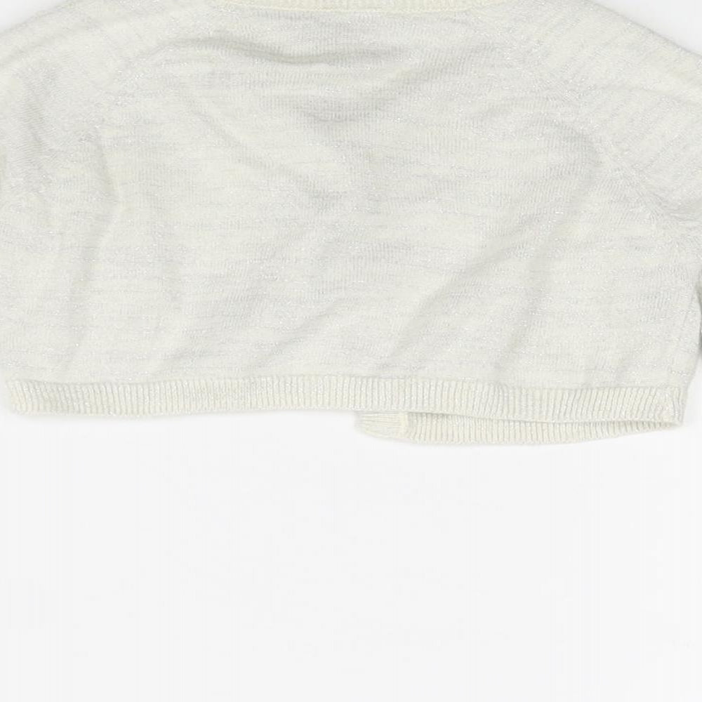 TU Girls White   Basic Blouse Size 4 Years