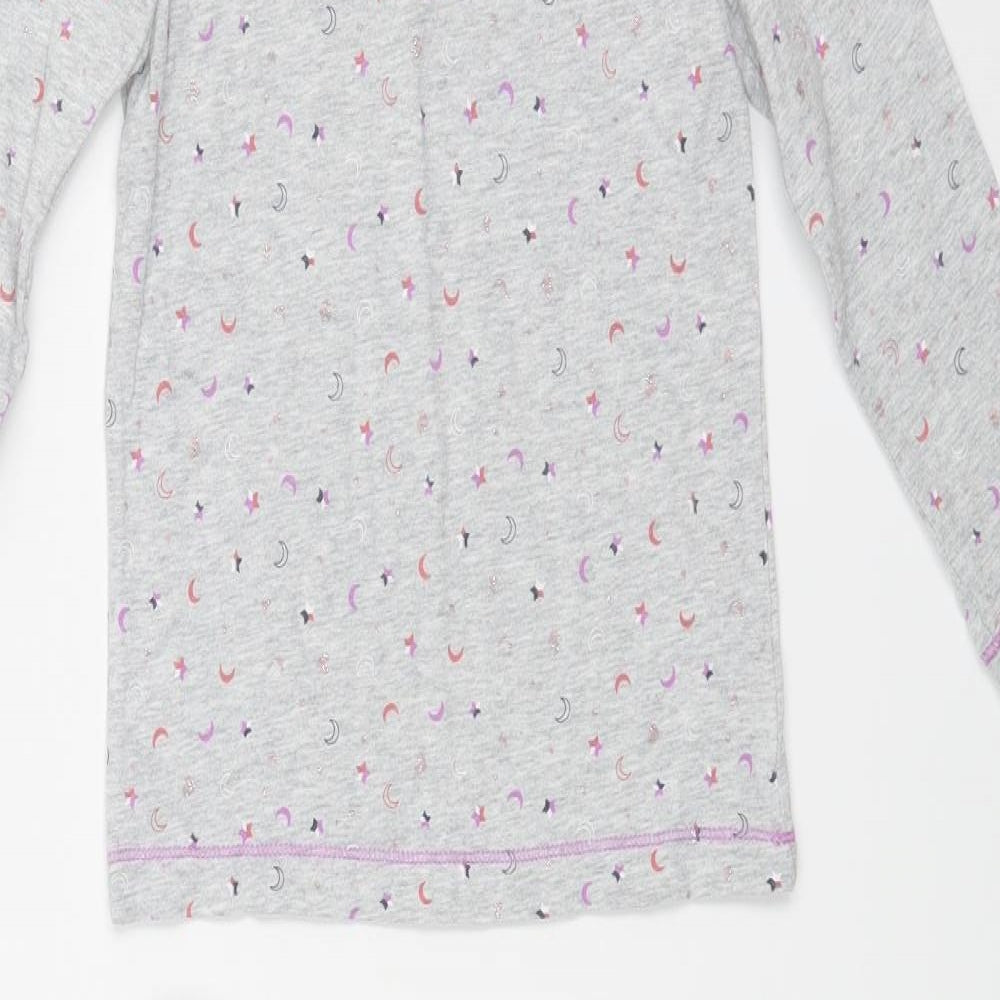 TU Girls Grey    Pyjama Set Size 4-5 Years