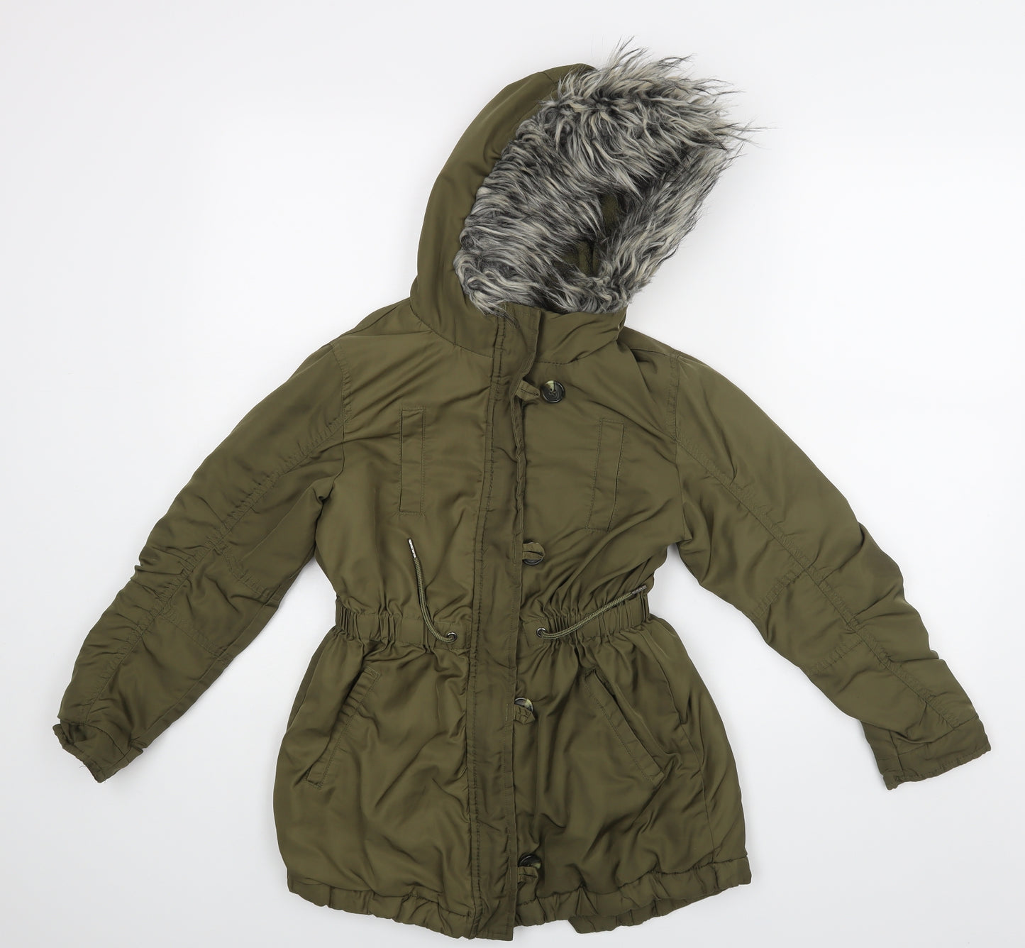 NEXT Girls Green   Jacket Coat Size 9 Years