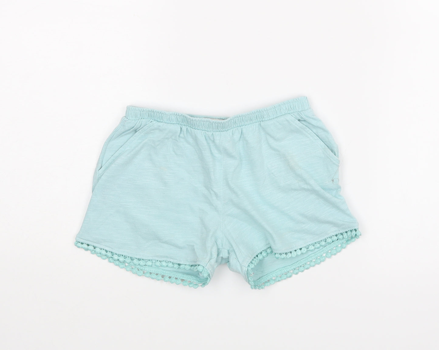 F&F Girls Green   Hot Pants Shorts Size 4-5 Years