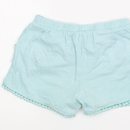 F&F Girls Green   Hot Pants Shorts Size 4-5 Years