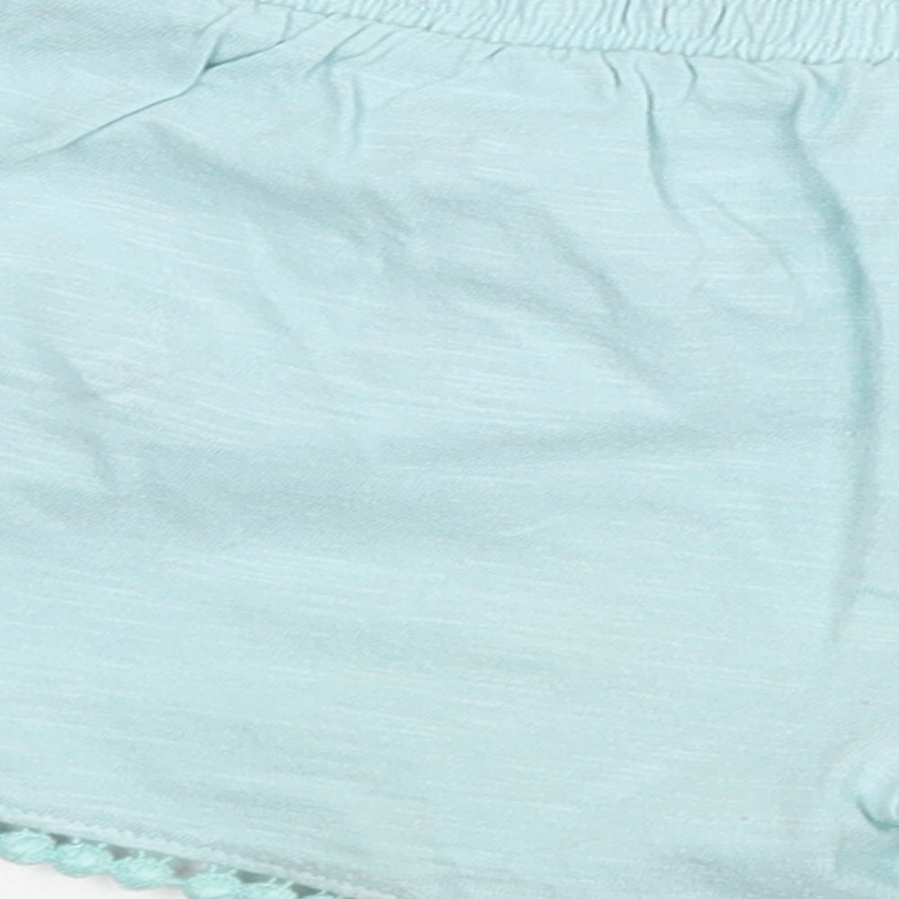 F&F Girls Green   Hot Pants Shorts Size 4-5 Years