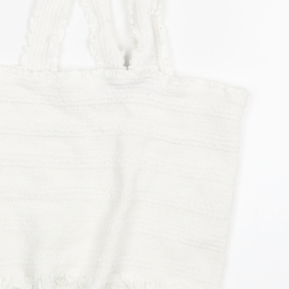 Primark Womens White   Basic Blouse Size 10