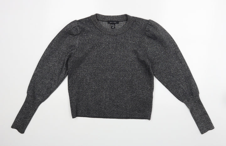 New Look Womens Silver   Pullover Jumper Size 8