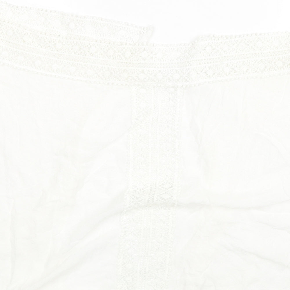 New Look Womens White   Cape Jumper Size 12