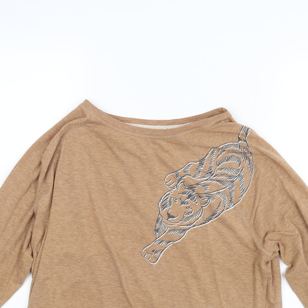 Day Dreams Womens Brown   Basic Blouse Size 12