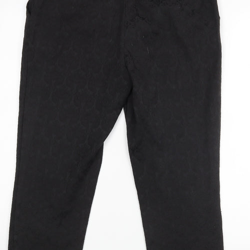 Soon Womens Black   Trousers  Size 12 L22.5 in