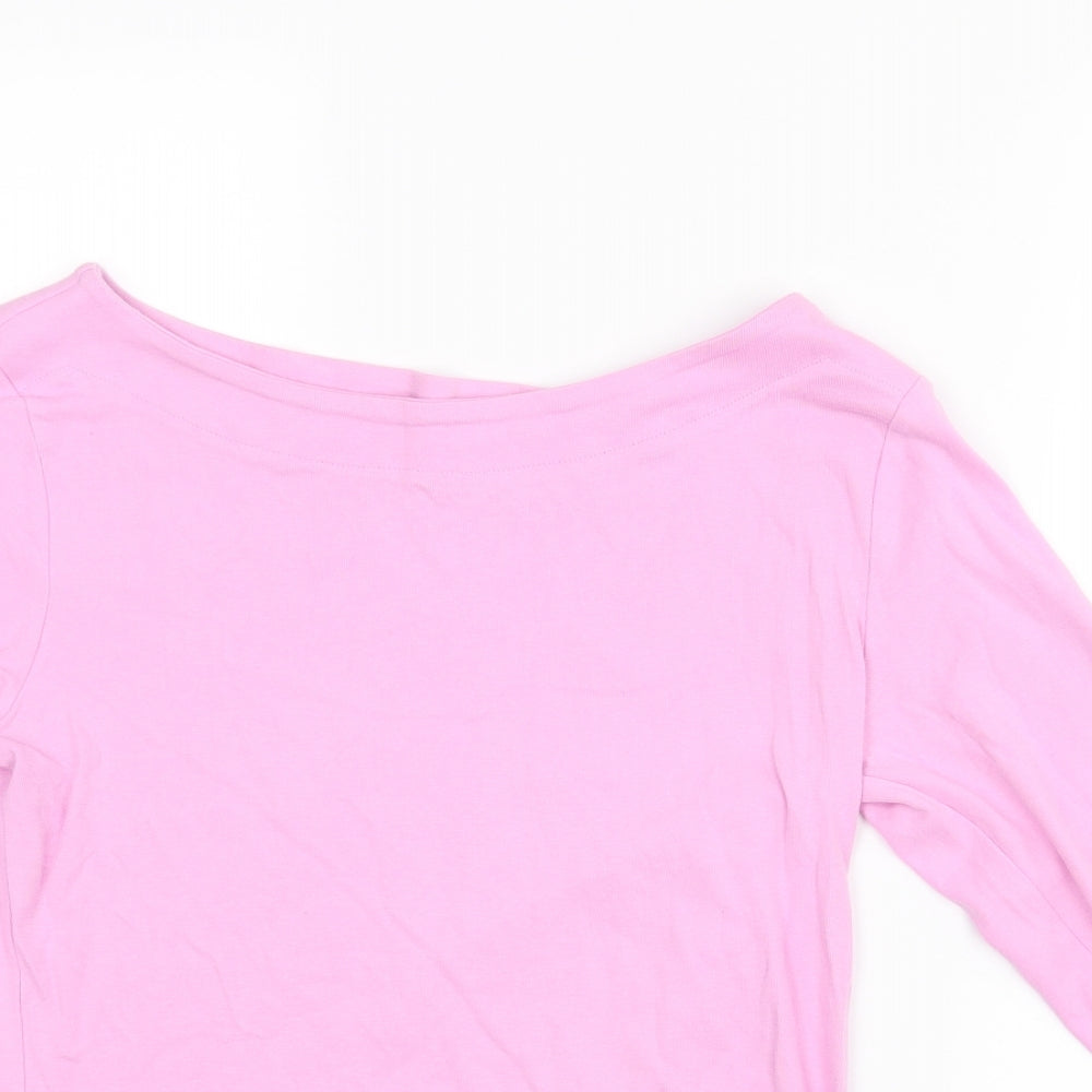 Nutmeg Womens Pink   Basic Blouse Size 12