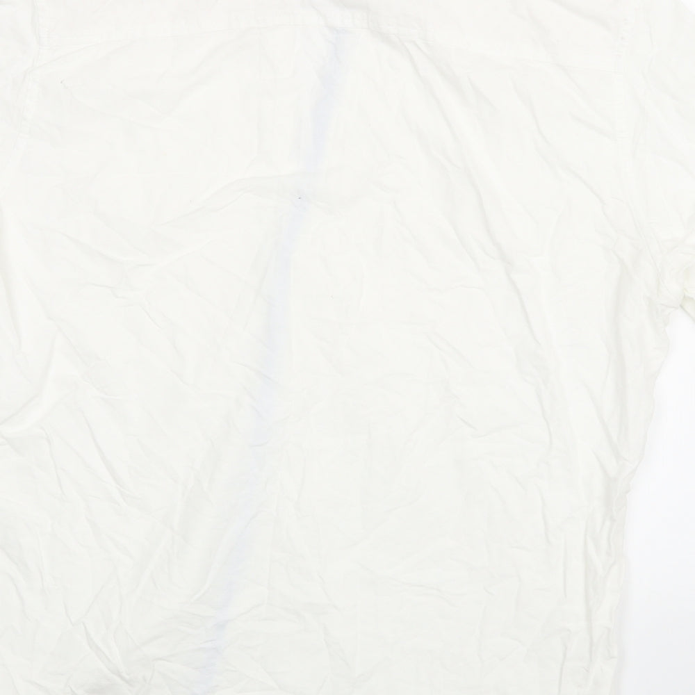 F&F Mens White    Button-Up Size XL