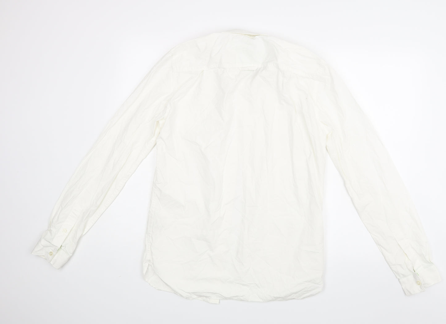 Superdry Mens White    Button-Up Size M