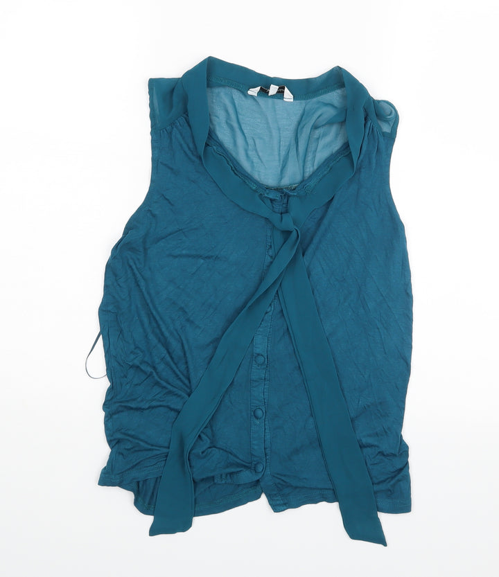 New Look Womens Green   Basic Blouse Size 12