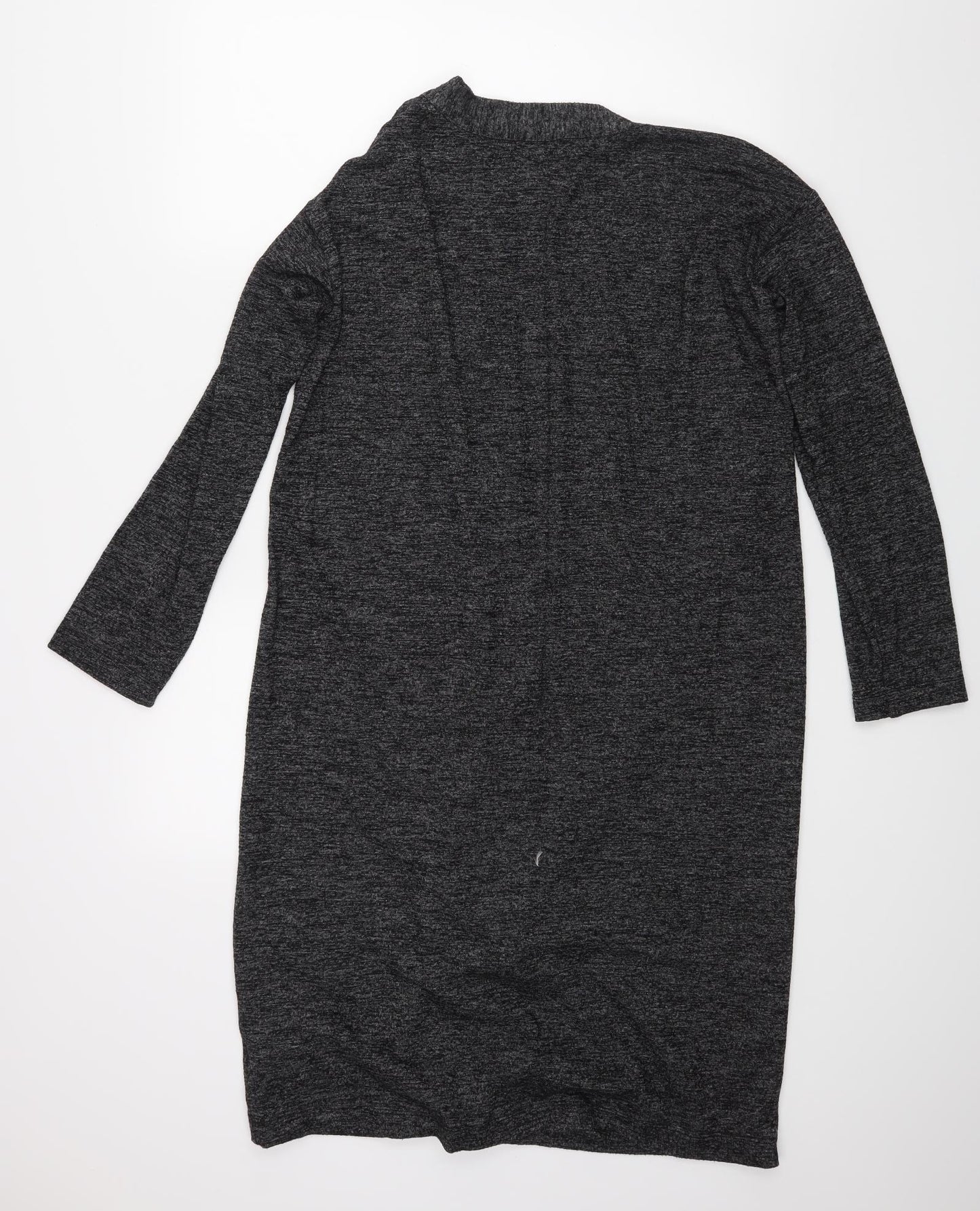 M&S Womens Grey   Wrap Jumper Size M