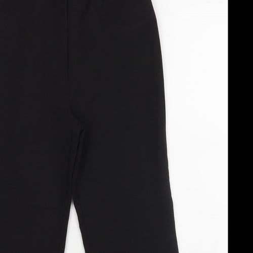 Preworn Girls Black   Dress Pants Trousers Size 11-12 Years
