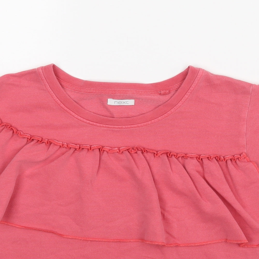 NEXT Girls Red   Basic Blouse Size 9 Years