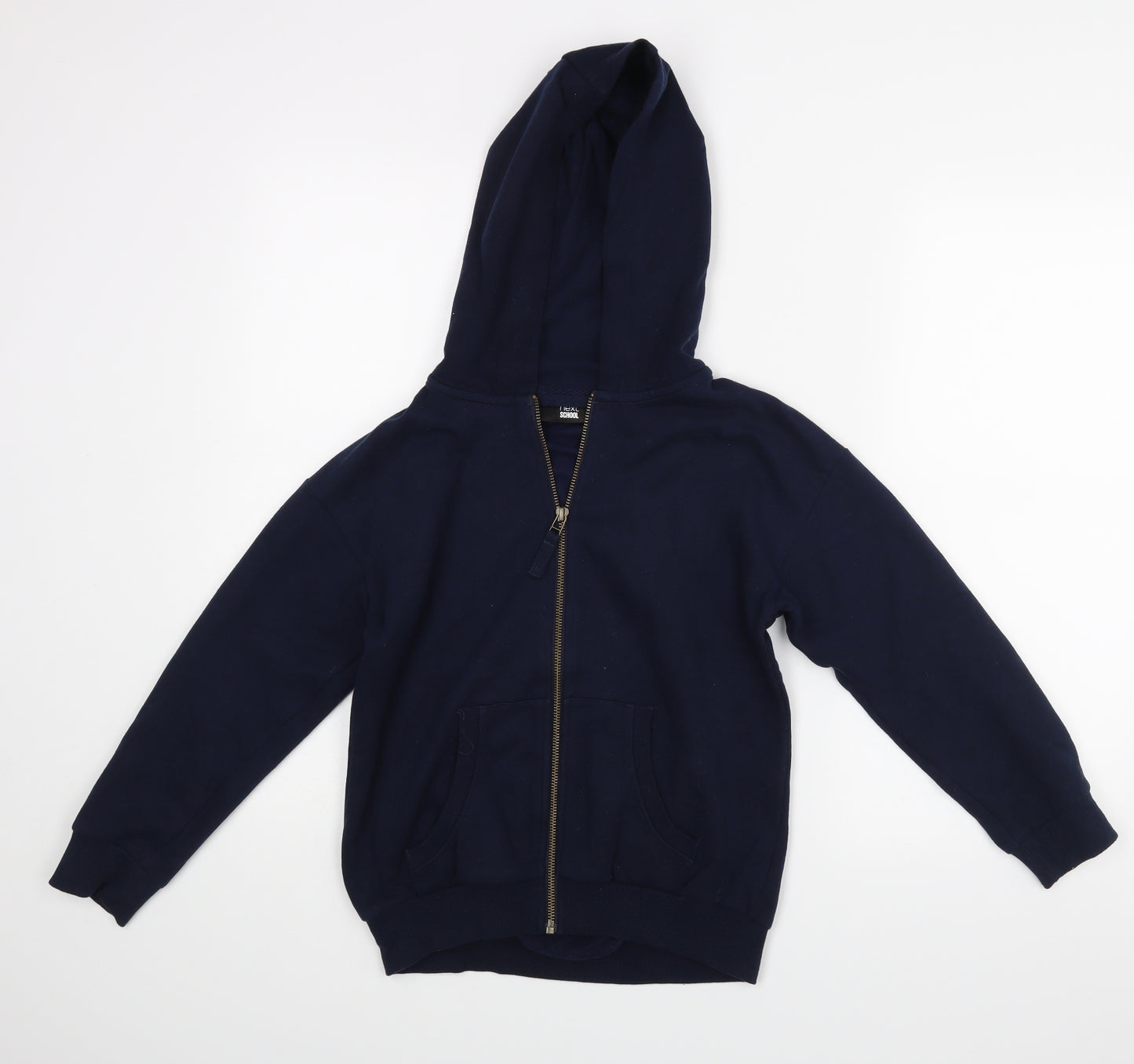 Next School Boys Blue   Full Zip Hoodie Size 10 Years