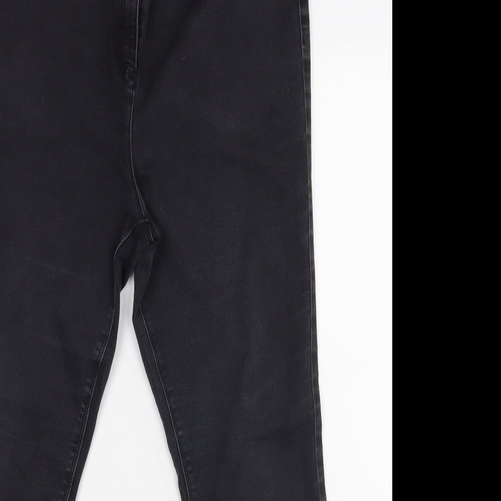 Papaya Womens Black   Skinny Jeans Size 16 L26 in