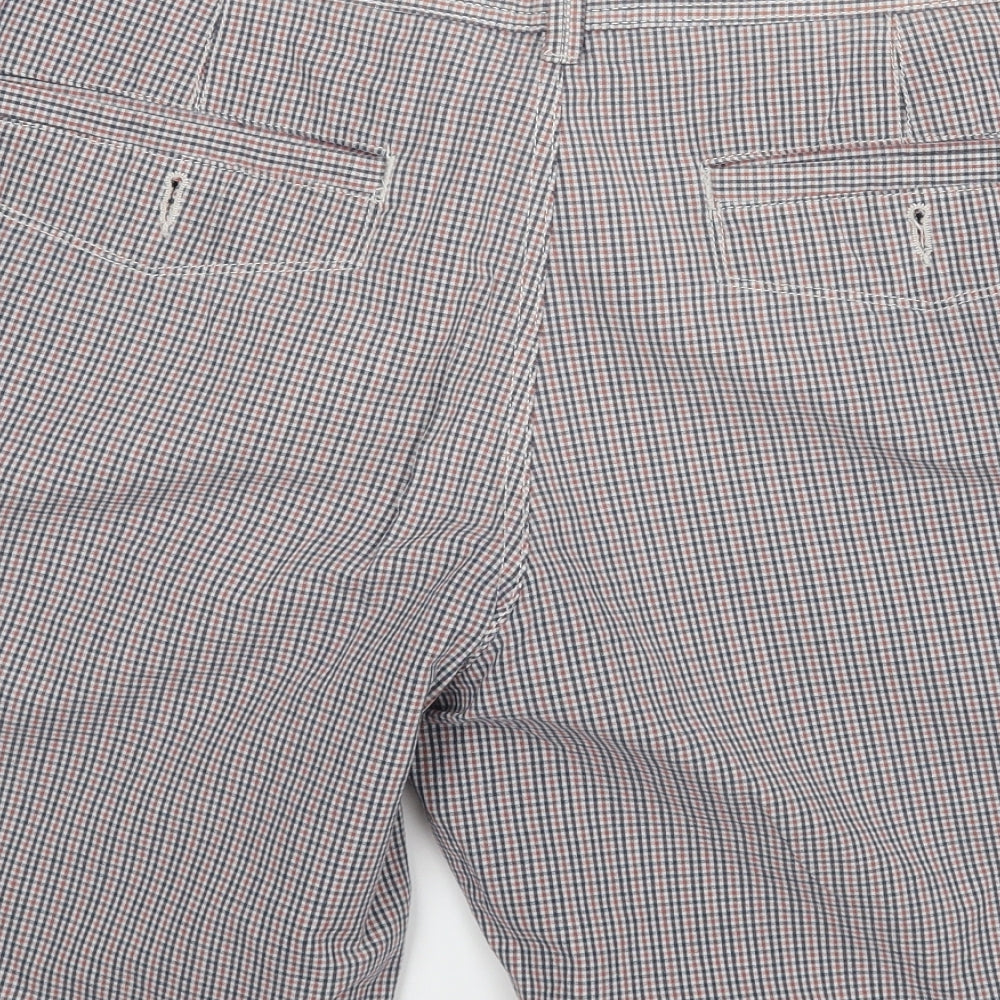 George Mens Blue Check   Shorts Size 38