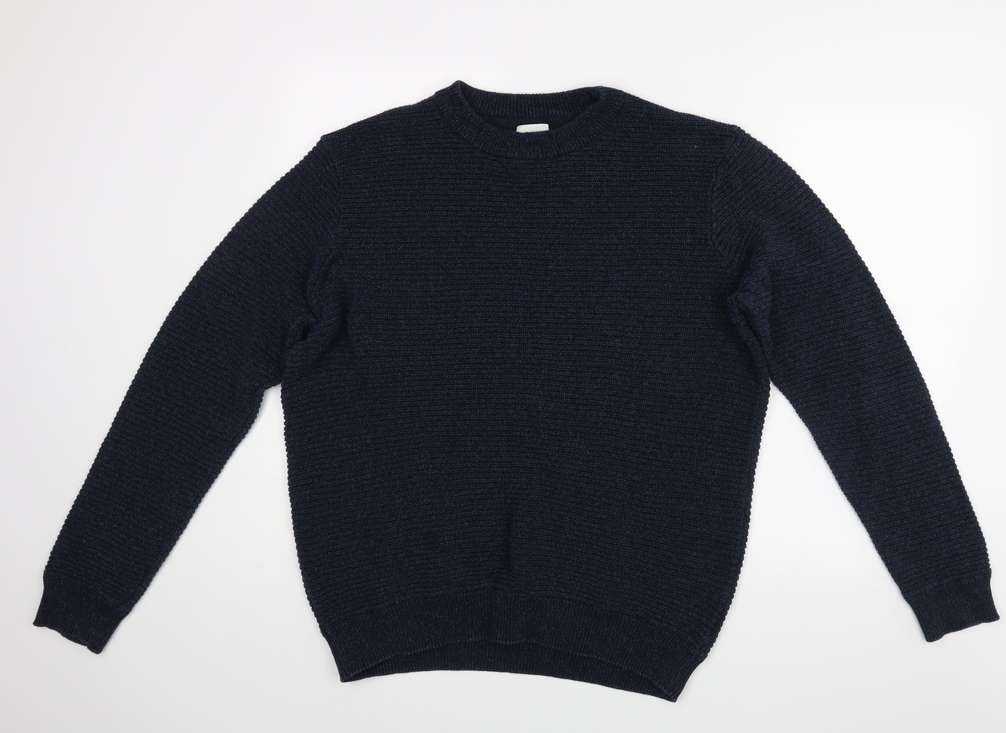 H&M Mens Blue   Pullover Jumper Size XL