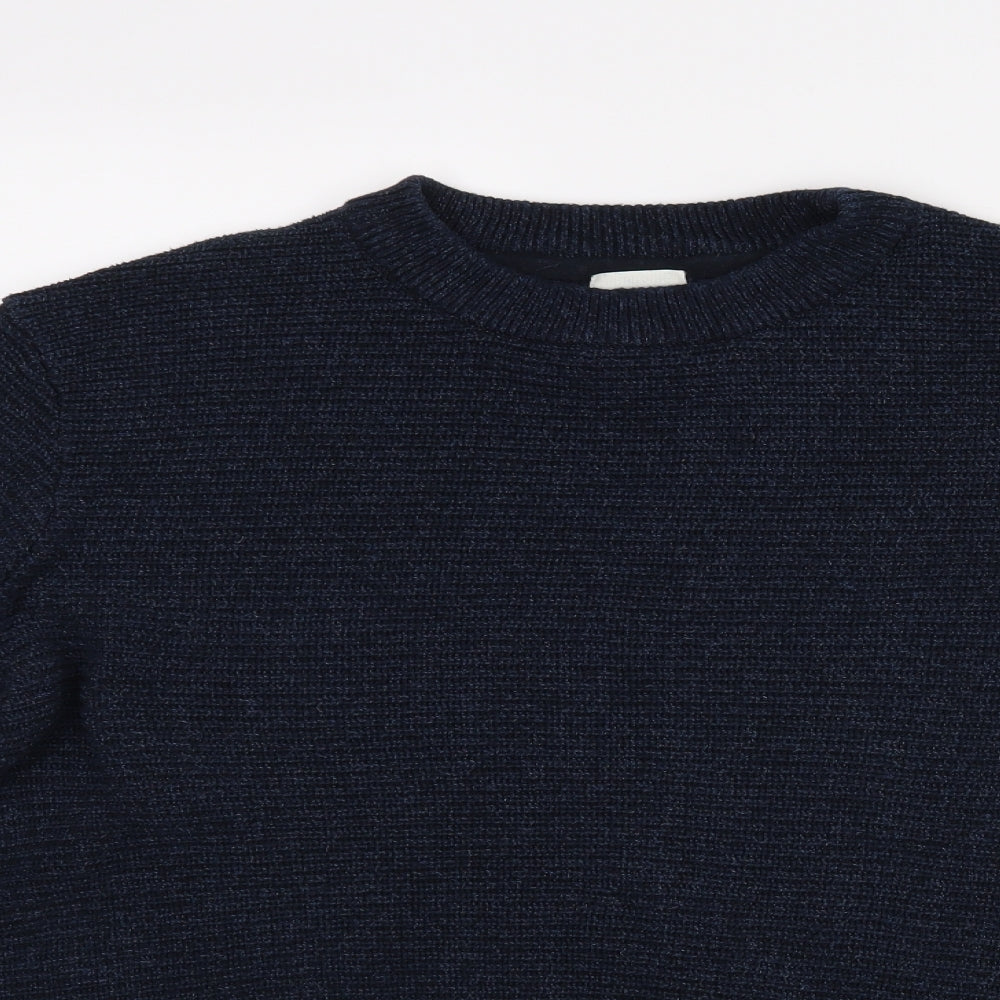H&M Mens Blue   Pullover Jumper Size XL