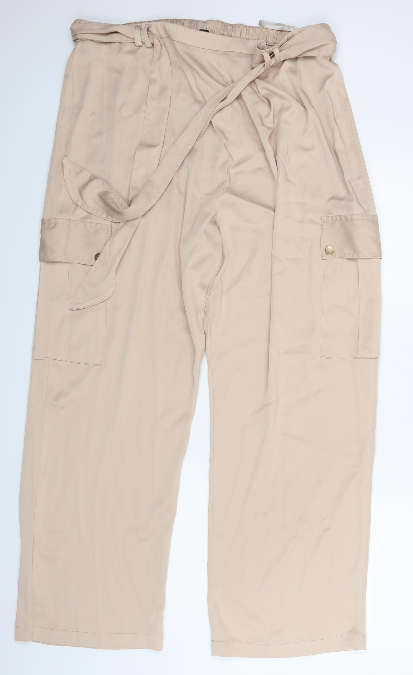 F&F Womens Gold   Trousers  Size 20 in L26 in