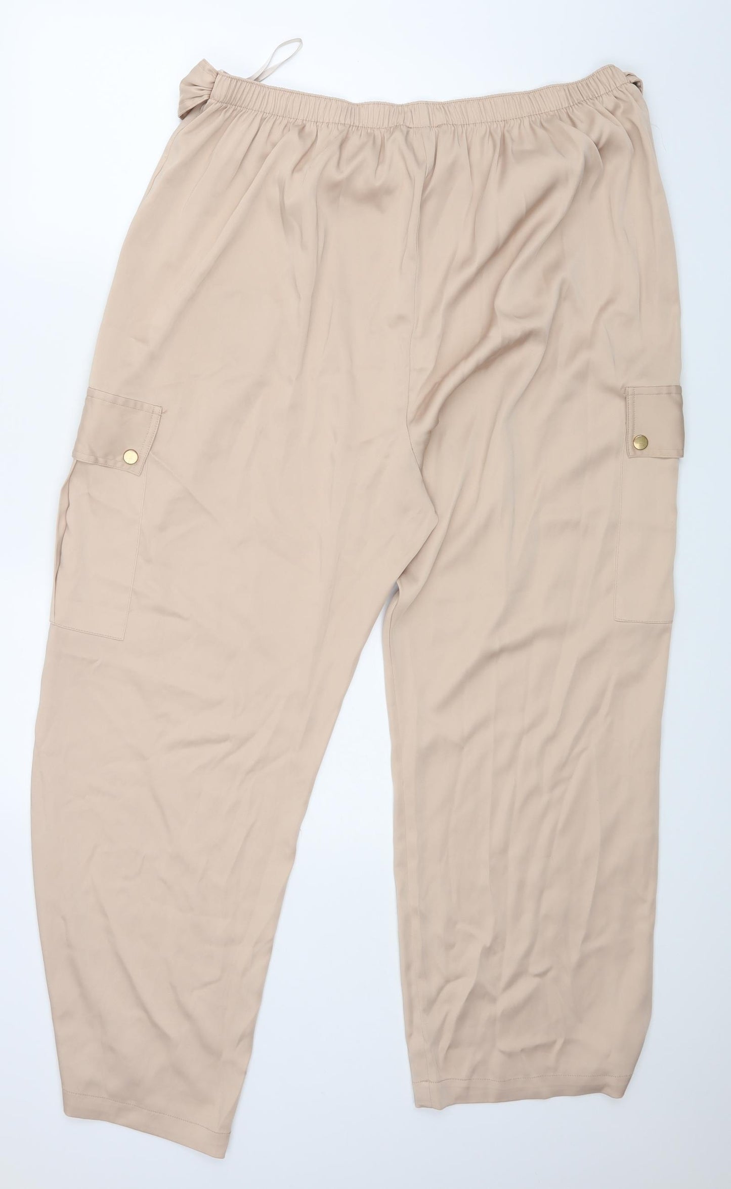 F&F Womens Gold   Trousers  Size 20 in L26 in
