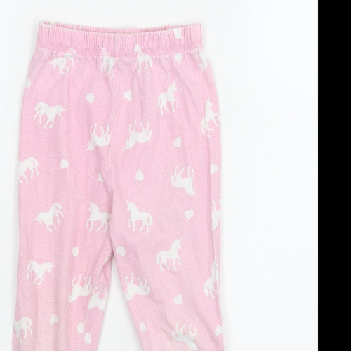 TU Girls Pink Animal Print   Pyjama Pants Size 4-5 Years