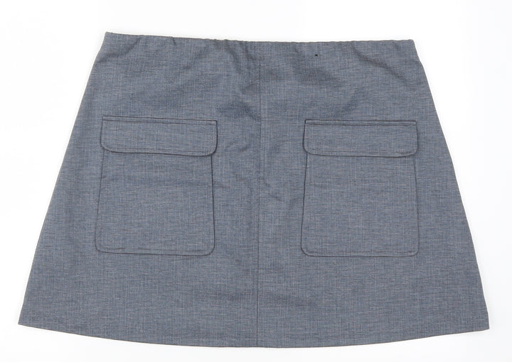 Atmosphere Womens Grey A-Line Skirt Size 18