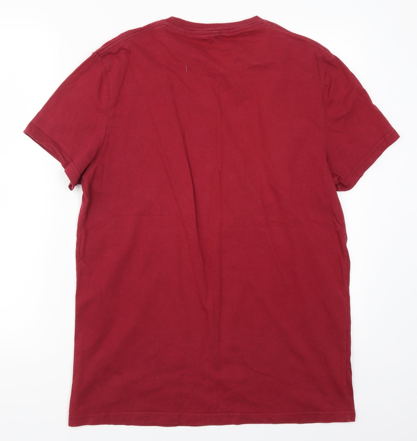 Jack Wills Mens Red    T-Shirt Size M