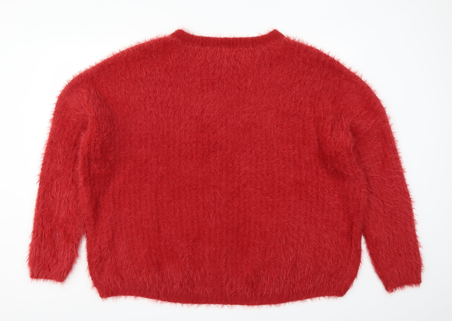 Primark Womens Red   Pullover Jumper Size 22