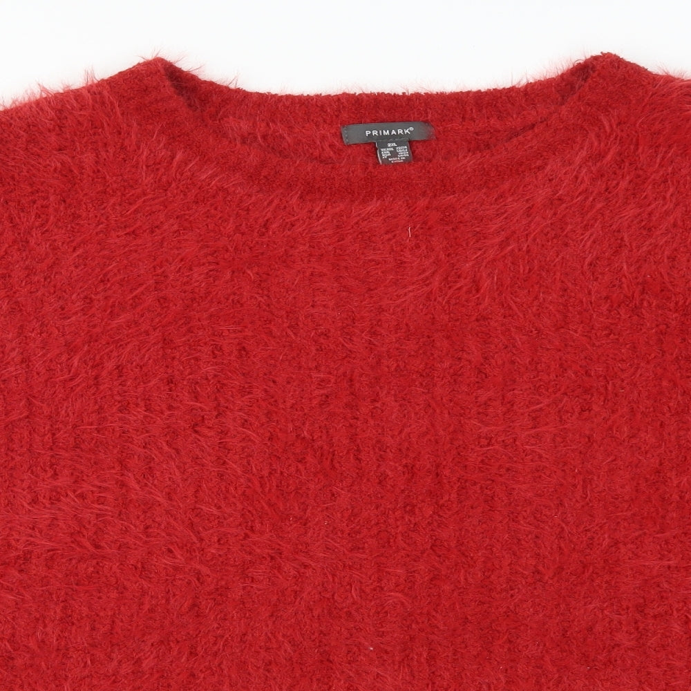 Primark Womens Red   Pullover Jumper Size 22