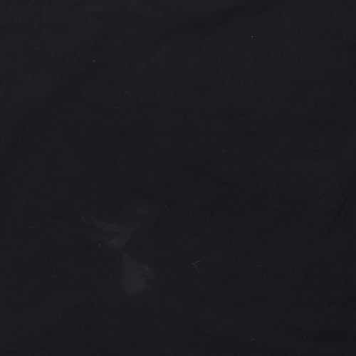 New Look Girls Black Striped  Basic T-Shirt Size M  - Make Mondays Optional