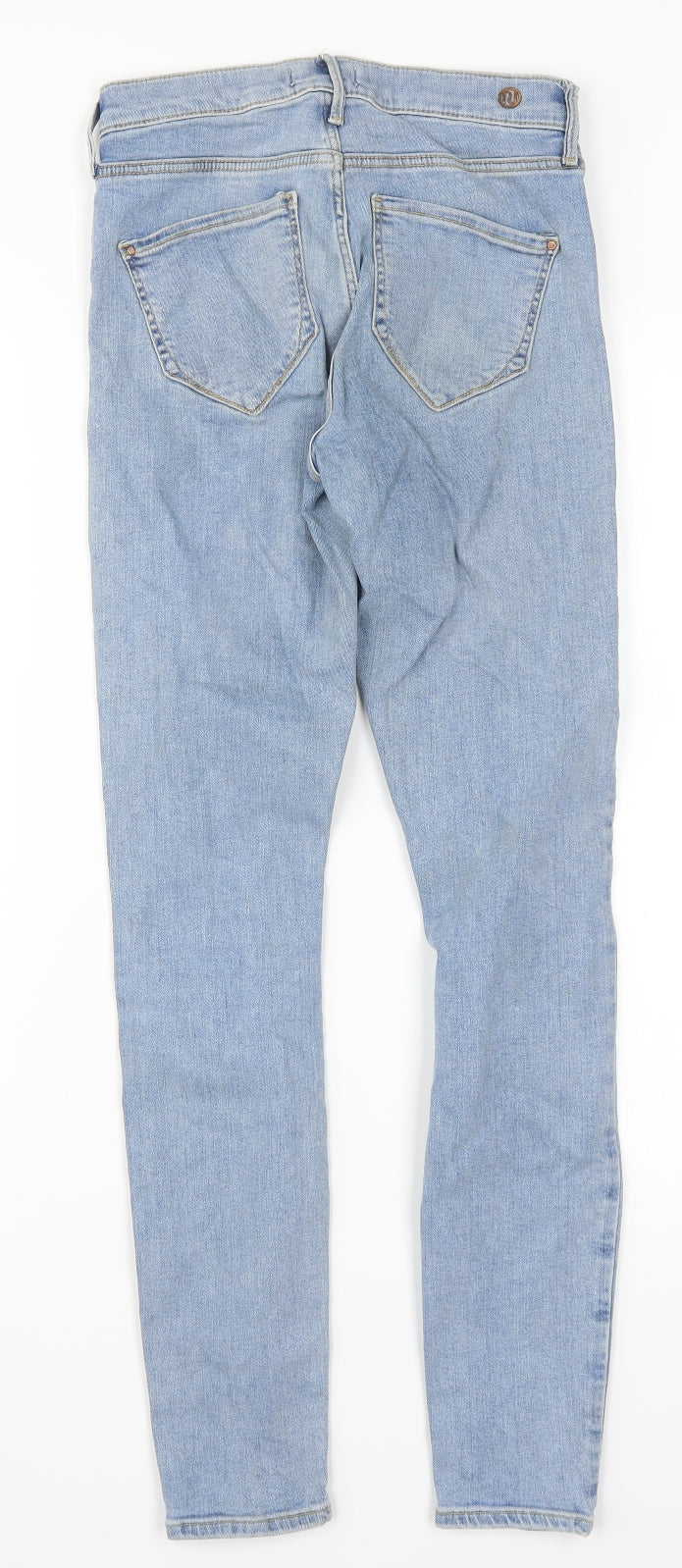 River Island Womens Blue  Denim Skinny Jeans Size 6 L27.5 in