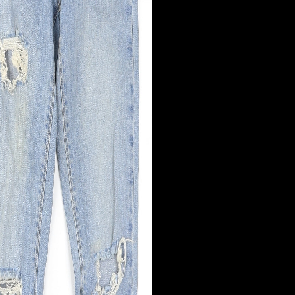 River Island Womens Blue  Denim Skinny Jeans Size 6 L27.5 in