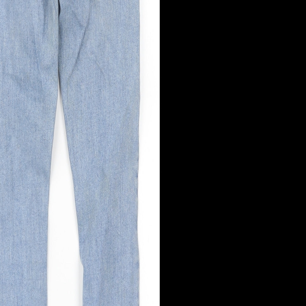 River Island Womens Blue  Denim Skinny Jeans Size 6 L27.5 in
