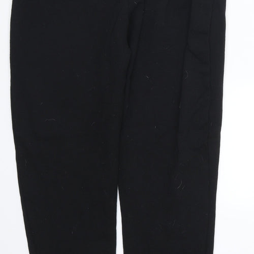 Preworn Womens Black   Sweatpants Trousers Size 8 L27 in