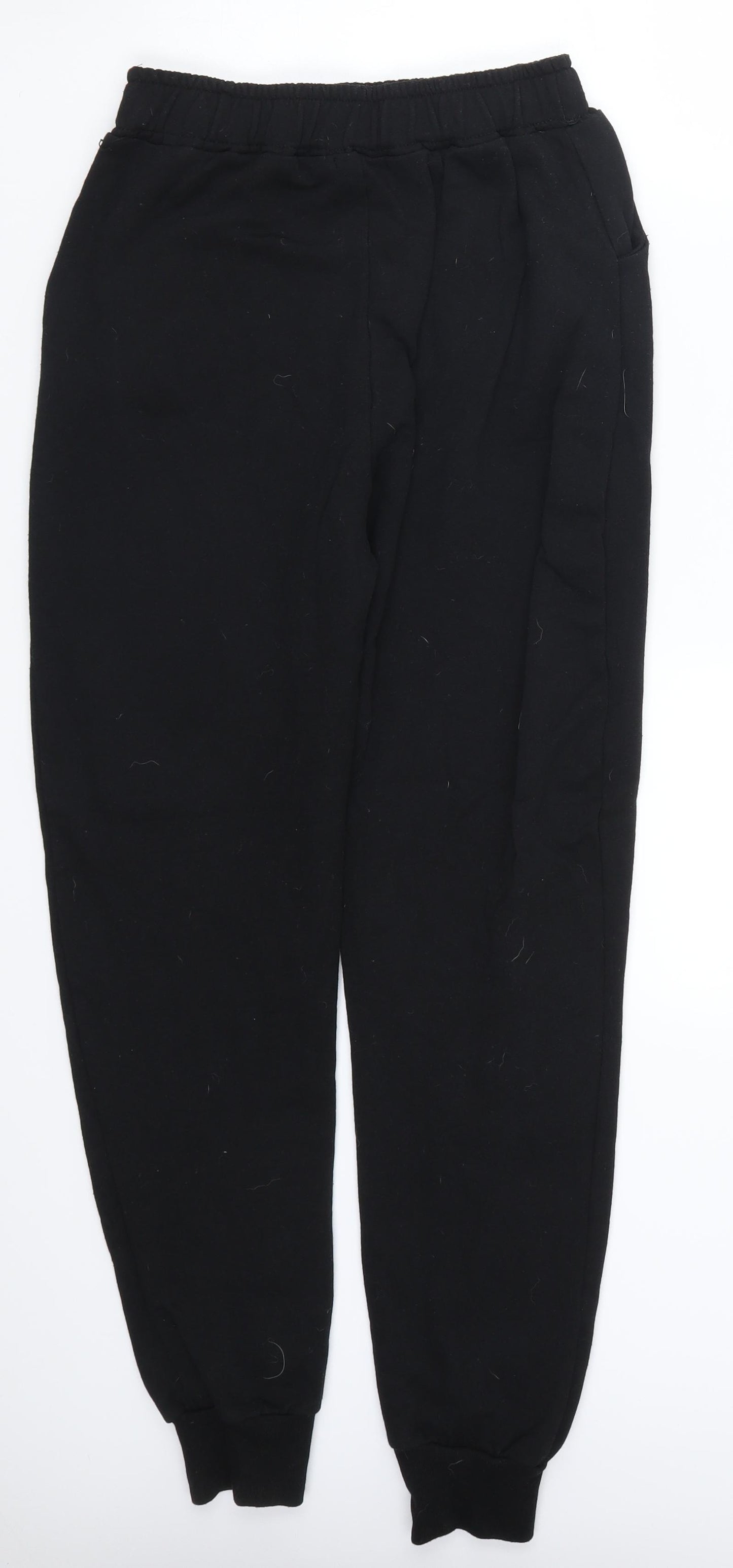 Preworn Womens Black   Sweatpants Trousers Size 8 L27 in