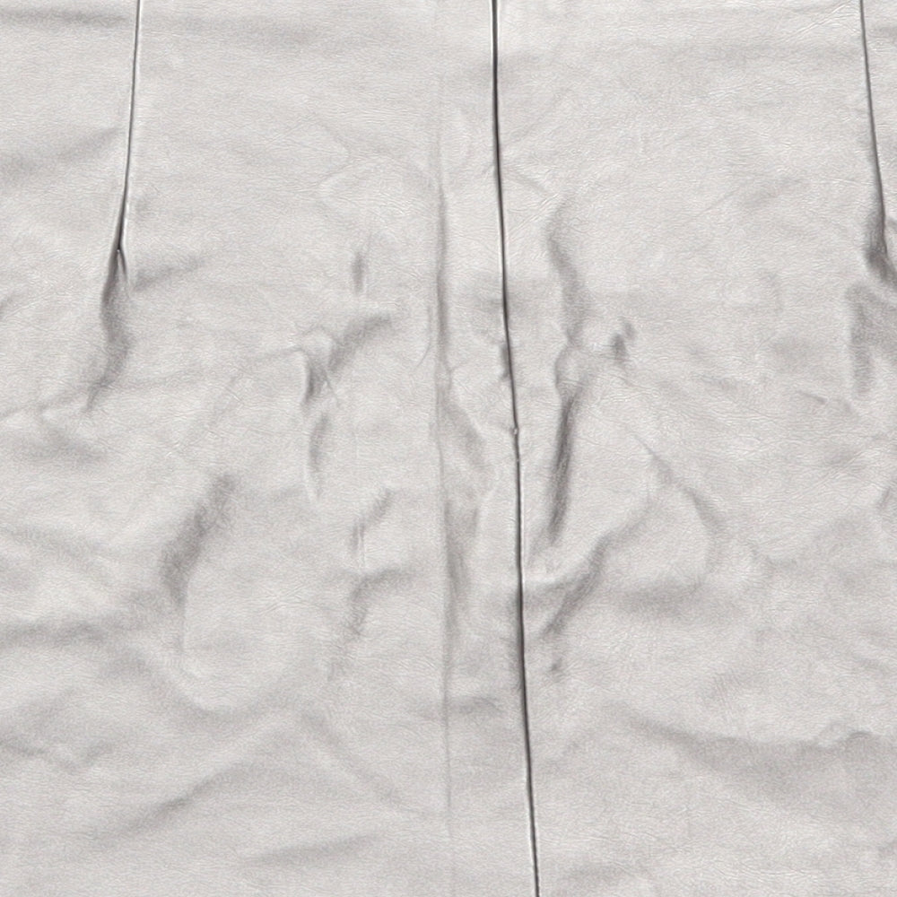 New Look Womens Silver   Mini Skirt Size 12