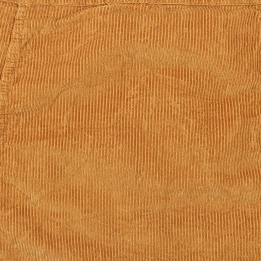 Denim Co Womens Brown  Corduroy Mini Skirt Size 20