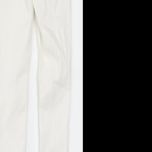 Denim Co Womens White  Denim Skinny Jeans Size 8 L28 in