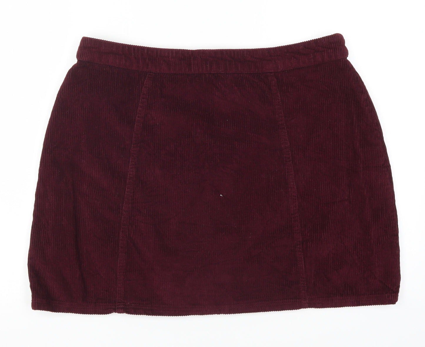 Pep & Co Womens Purple  Corduroy Mini Skort Size 14