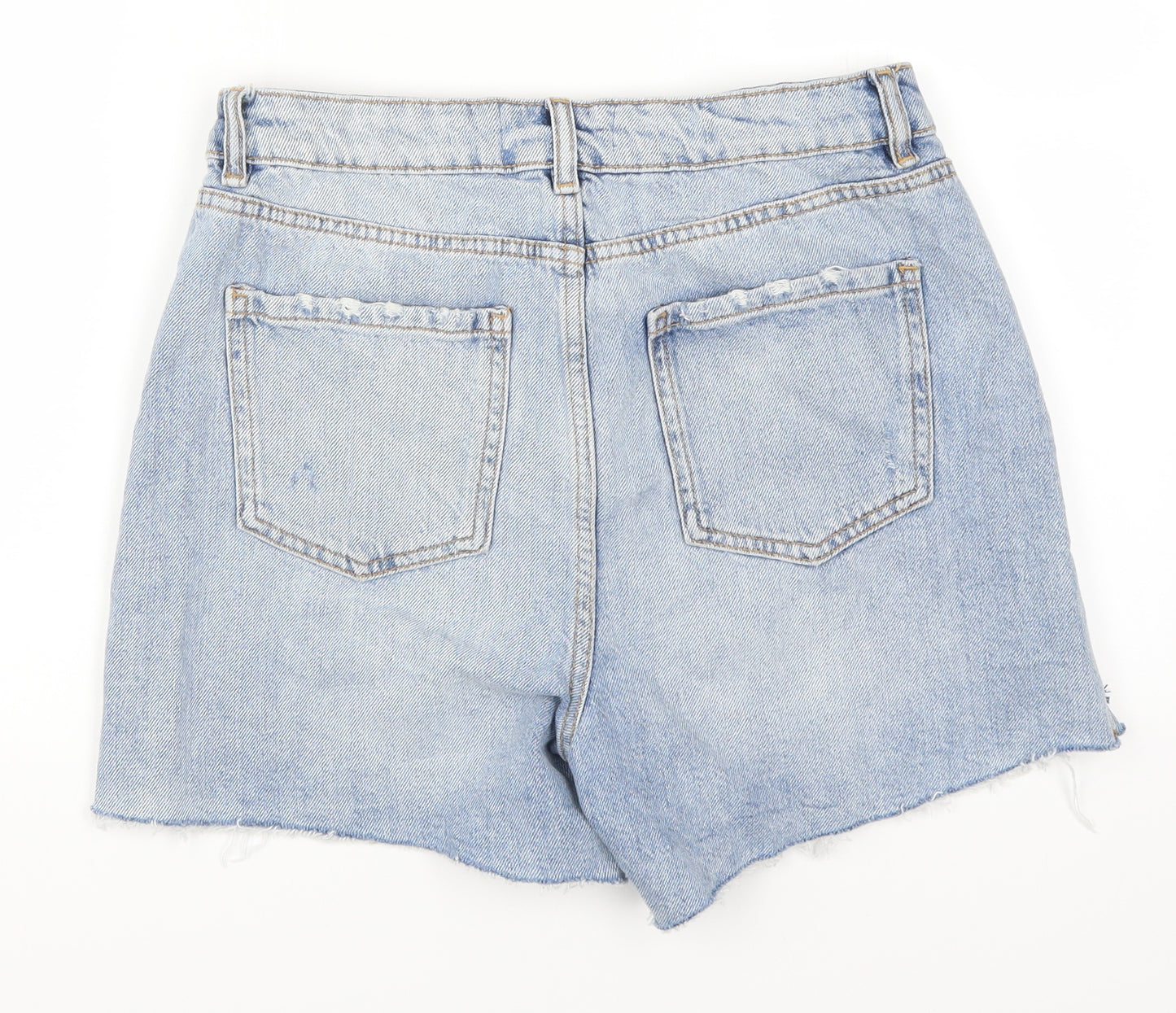 Denim Co Womens Blue  Denim Cut-Off Shorts Size 12