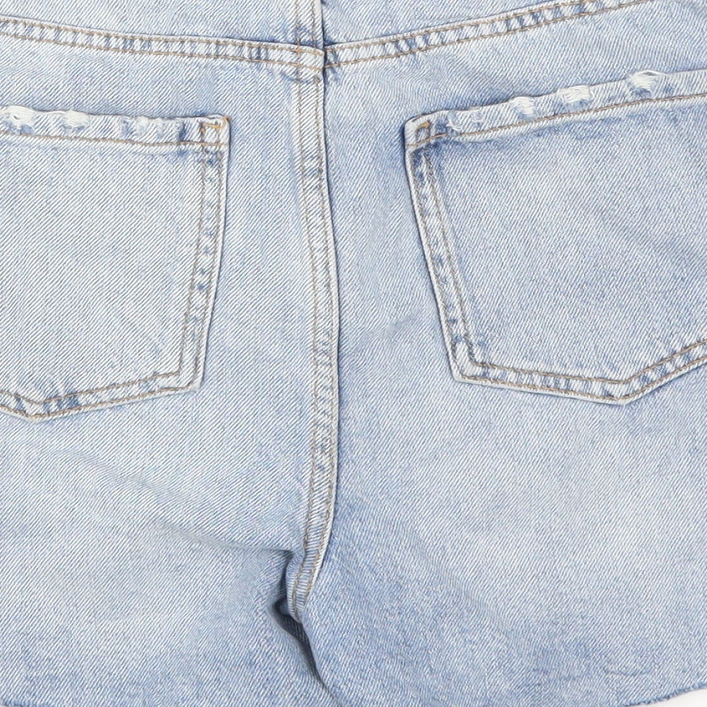 Denim Co Womens Blue  Denim Cut-Off Shorts Size 12