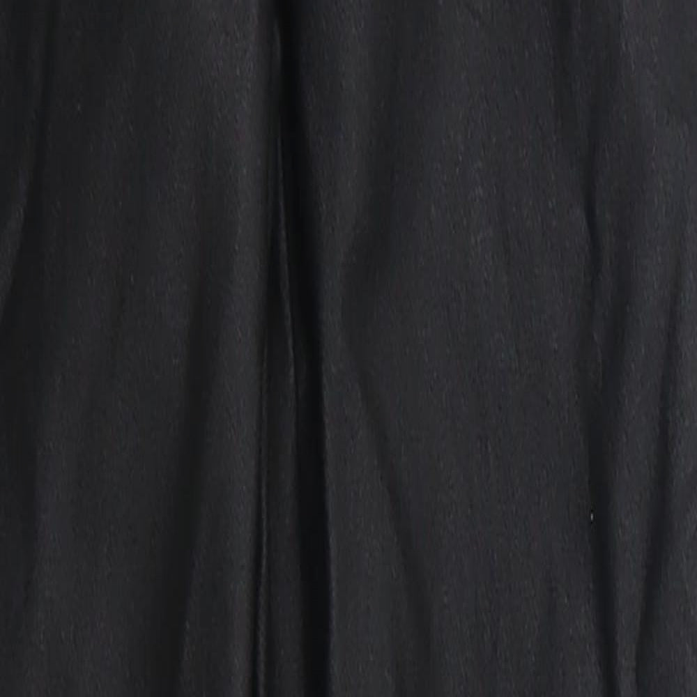 Missguided Womens Black   Trousers  Size 8 L27 in