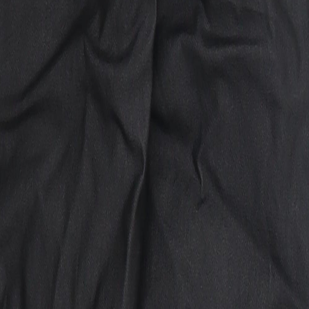 Missguided Womens Black   Trousers  Size 8 L27 in