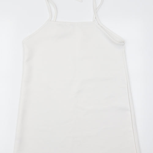 Missguided Womens White   A-Line  Size 12