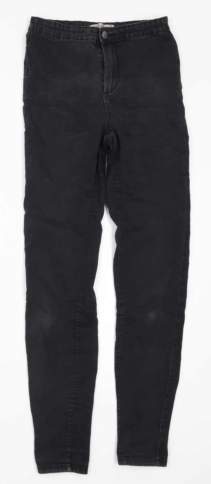 Denim Co Womens Black Denim Skinny Jeans Size 8 L30 in