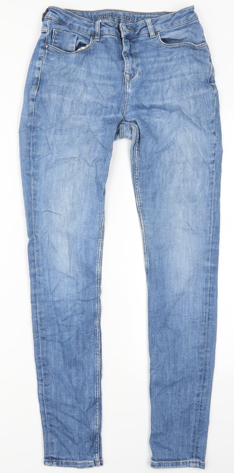 White Label Womens Blue  Denim Skinny Jeans Size 10 L30 in