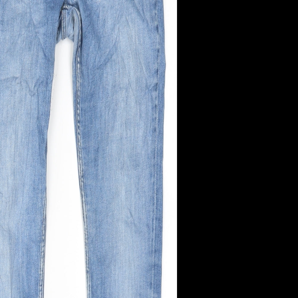 White Label Womens Blue  Denim Skinny Jeans Size 10 L30 in