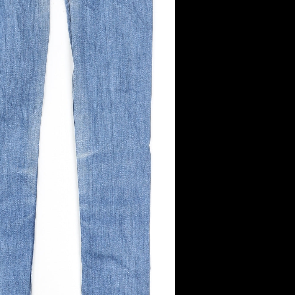 White Label Womens Blue  Denim Skinny Jeans Size 10 L30 in
